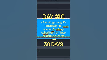 DAY 10 Building a 2D Platformer For 1 second For Each Subscriber I Have #shorts #gamedev #devlog #2d