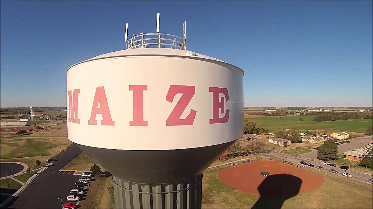 Water TowerCity of Maize, Ks YouTube