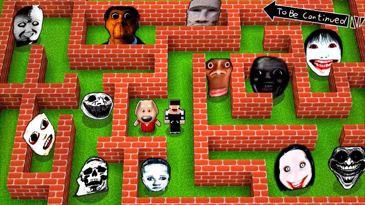 ВЫЖИВАНИЕ В ЛАБИРИНТЕ С 100 NEXTBOT-БОТАМИ В МАЙНКРАФТЕ — Игровой процесс — Coffin Meme NEXTBOT