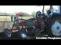 Nigel vickers with ford  kverneland plough at the five nations ploughing challenge 24th march 2023