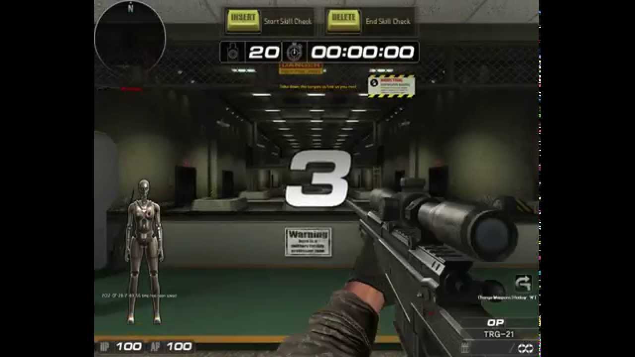 Sudden Attack - Practicing my aim.