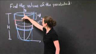 Computing the Volume of a Paraboloid | MIT 18.01SC Single Variable Calculus, Fall 2010