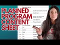 Avoid Costly Mistakes When Filling Out Your Planned Program Content Sheet (PPC)!