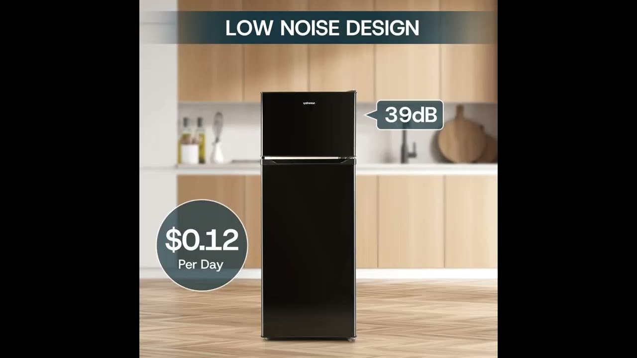 Review:Upstreman 7.7 Cu.Ft Refrigerator with Freezer Review | Best Compact Double Door Fridge