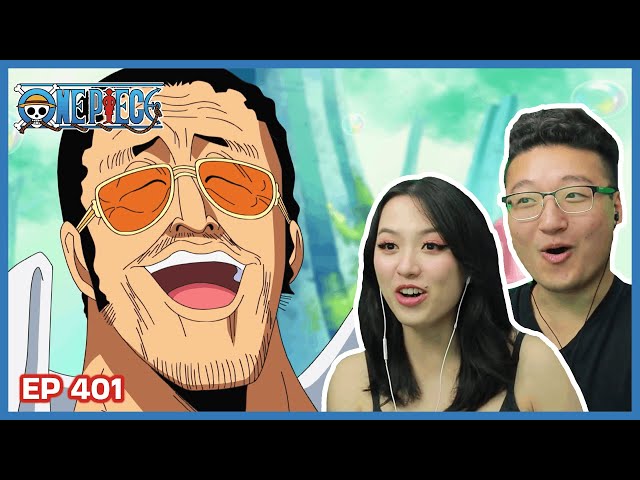 KIZARU IS HERE | One Piece Episode 401 Couples Reaction