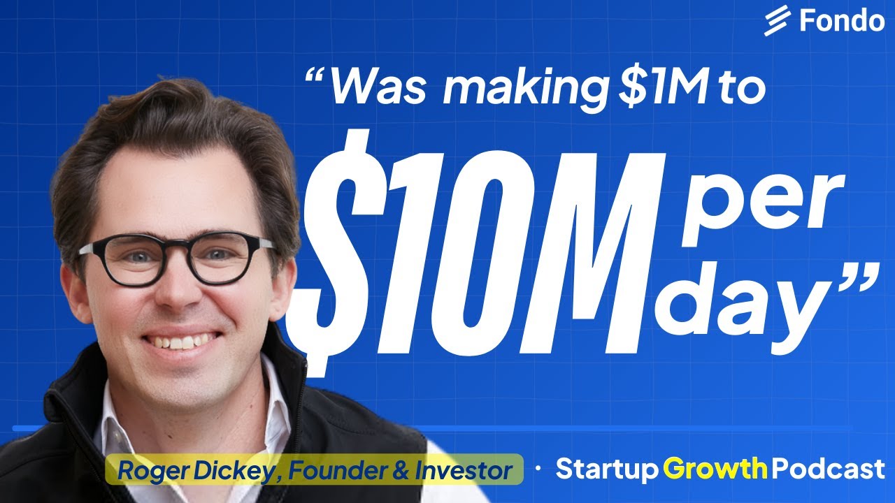He Built Mafia Wars to $10M a Day and Now Makes Bets on 130+ Startups | Roger Dickey's Playbook