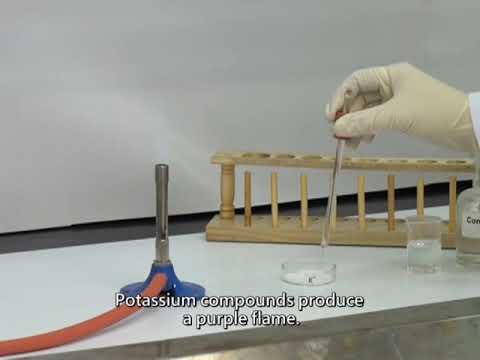 EDB Flame Test - YouTube