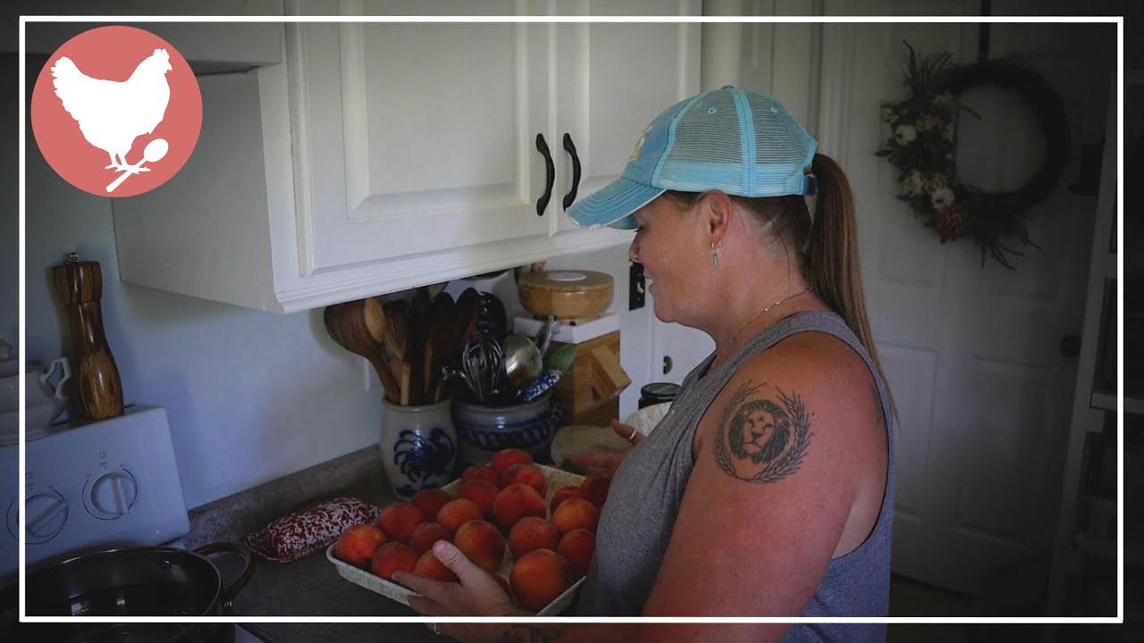 How to Remove Peach Skins Canning Recipe Prep YouTube