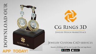 3D Libra Zodiac Earrings video