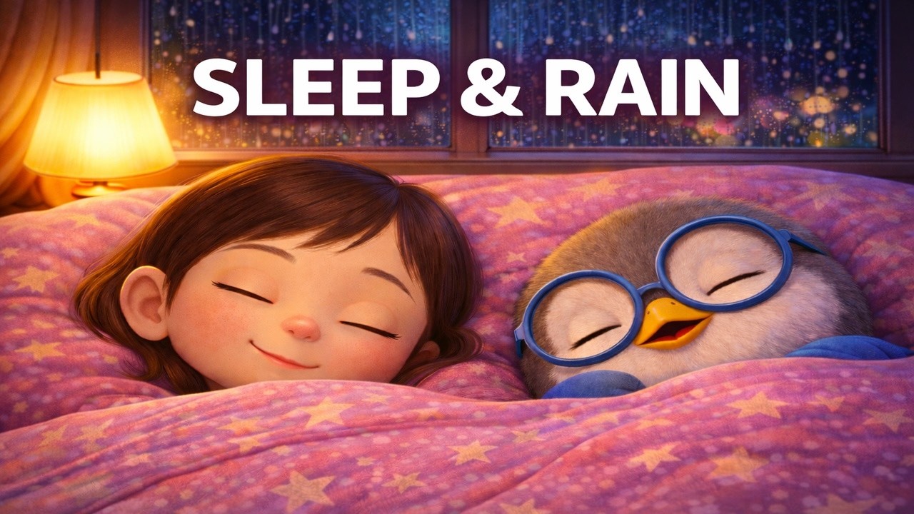 Deep Sleep Music for Kids 🌙 Sleep & Rain Sounds (10 Hours)