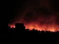 Fire approaches Spring Creek Campground