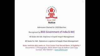 Export Import Management & Logistics Supply Management Courses  www.ettintl.com