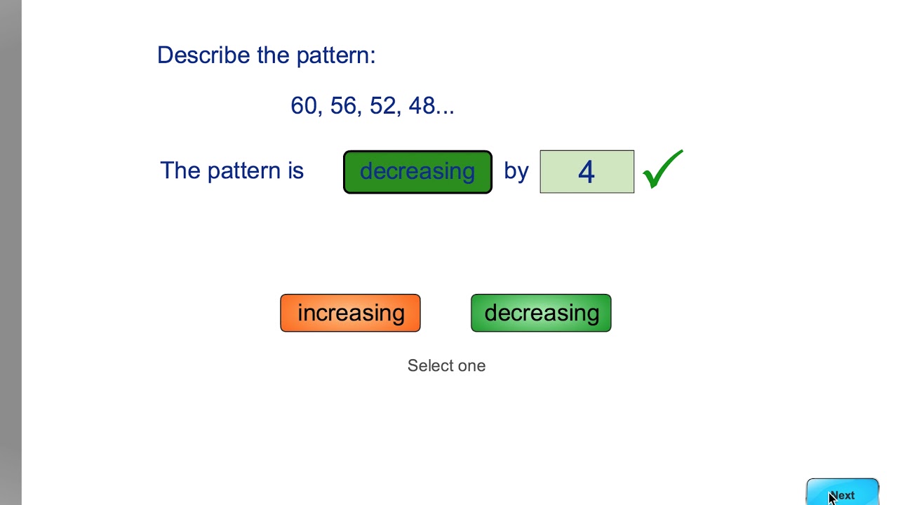 Describing Patterns - YouTube