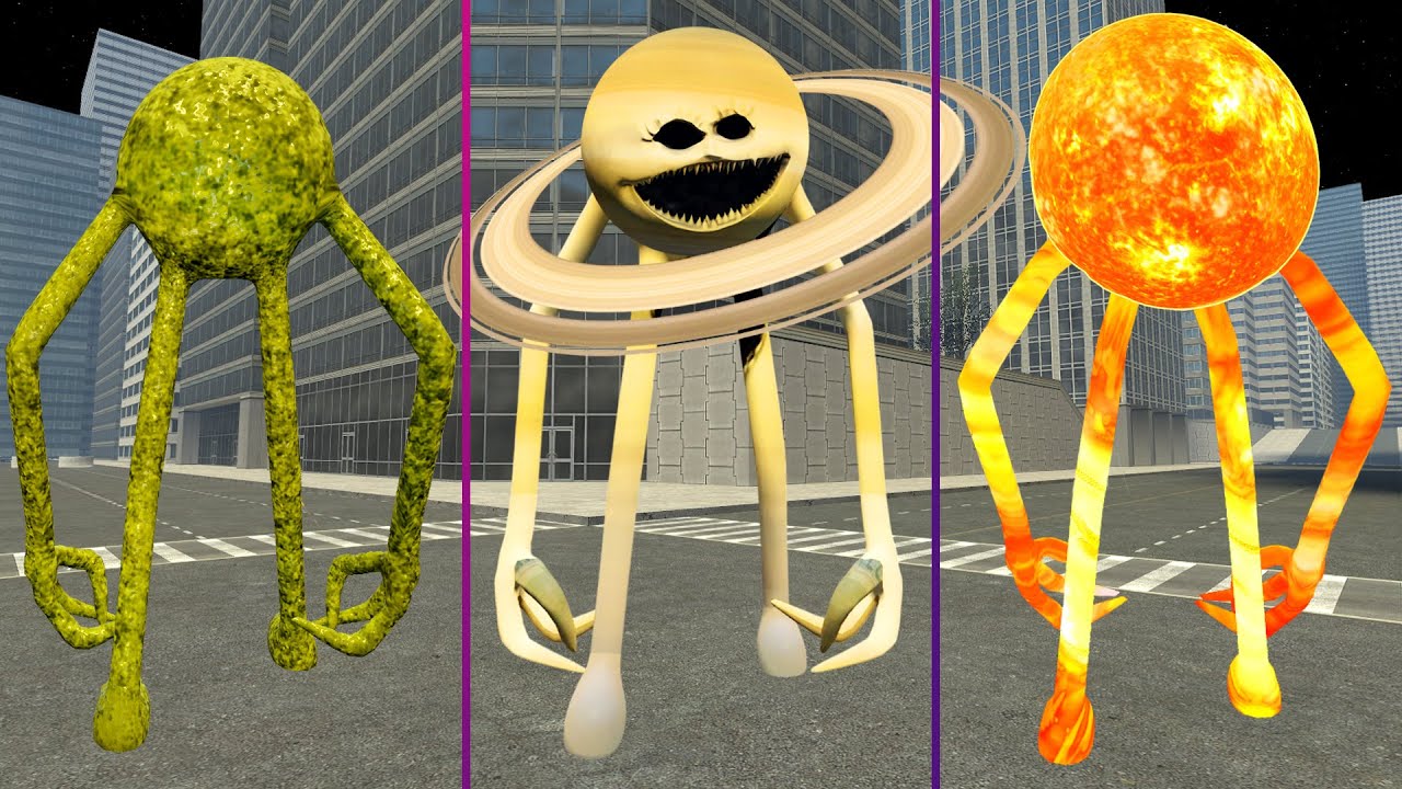 Roblox Innyume Sun Woke up Smiley's Stylized Nextbot vs Saturn woke up Innyume Smiley' I Garry's Mod