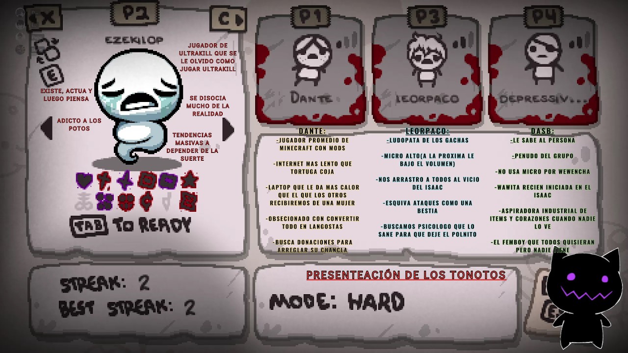 4 tontos vs isaac// tboi repentance online