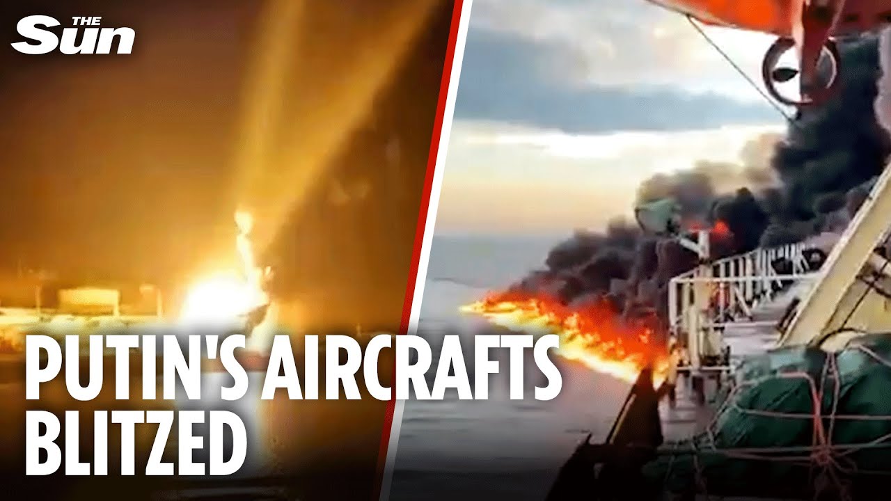 Devastating Blast: Ukrainian Missile Annihilates Russian Airfield