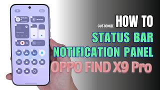 How to Edit Notification Panel Shortcuts | Status Bar on Oppo Find X9 Pro screenshot 5