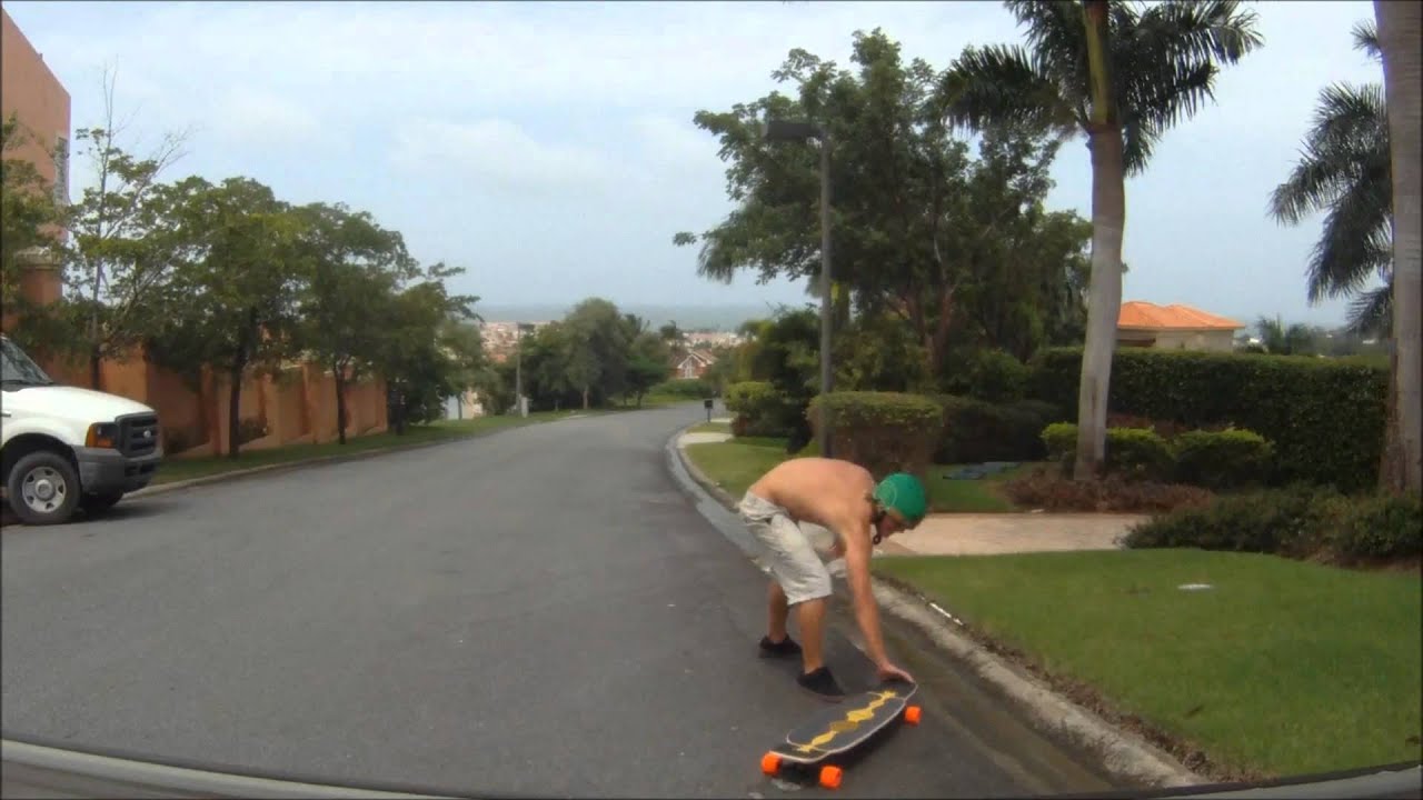 Palmsterdam, Longboarding Puerto Rico GO PRO HD Longboard YouTube