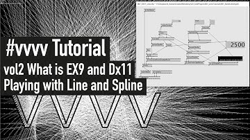vvvv beta Tutorial DX11 Lines and Spline