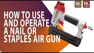 How to use and Load and Nail or Staple Gun
