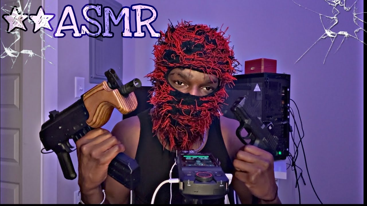 ASMR** Intense Gun Sounds + Mouth Sounds