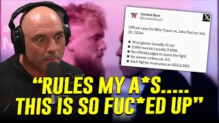 Breaking News: Joe Rogan laughed at Fight Rules for Mike Tyson vs Jake Paul
