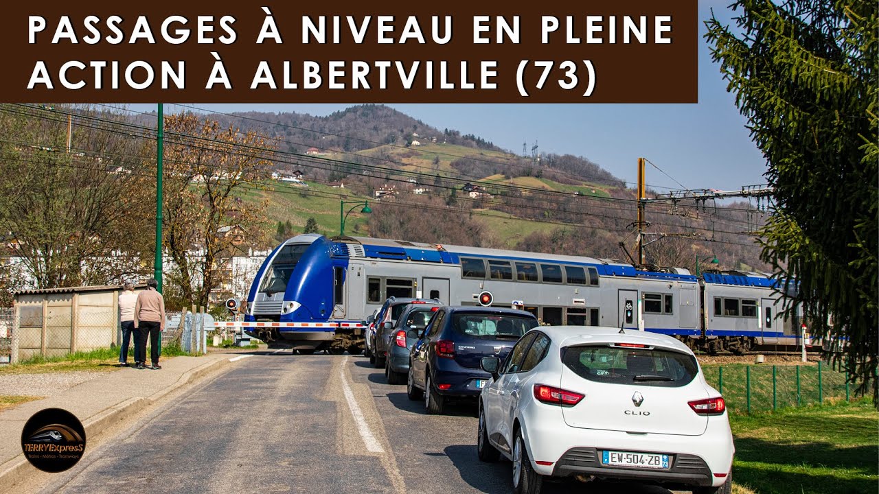 Passages à niveau en pleine action à Albertville ! (73)