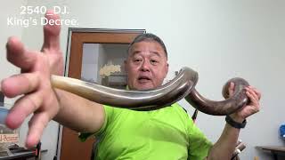 ✨ShofarMaker v2540_DJ. King’s Decree Yemenite Kudu 6T fine tuned Shofar. Full Polished.