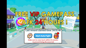 AFK 24 HOURS IN WEAPON FIGHTING SIMULATOR 🔥 FREE VIP GAMEPASS GIVEAWAY 🔥