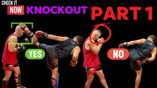 How To Set Up A KNOCKOUT Lead Leg HEAD KICK (Kickboxing VS Muay Thai)