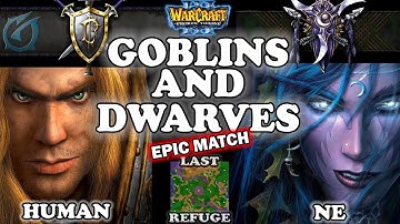 Grubby | Warcraft 3 TFT | 1.29 LIVE | HU v NE on Last Refuge - Goblins and Dwarves