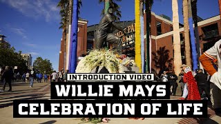 Willie Mays Celebration of Life | Introduction Video