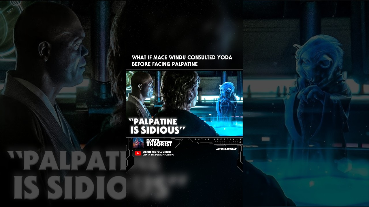 Order 66 Fails | What If Mace Windu Consulted Yoda Before Facing Palpatine? #Shorts