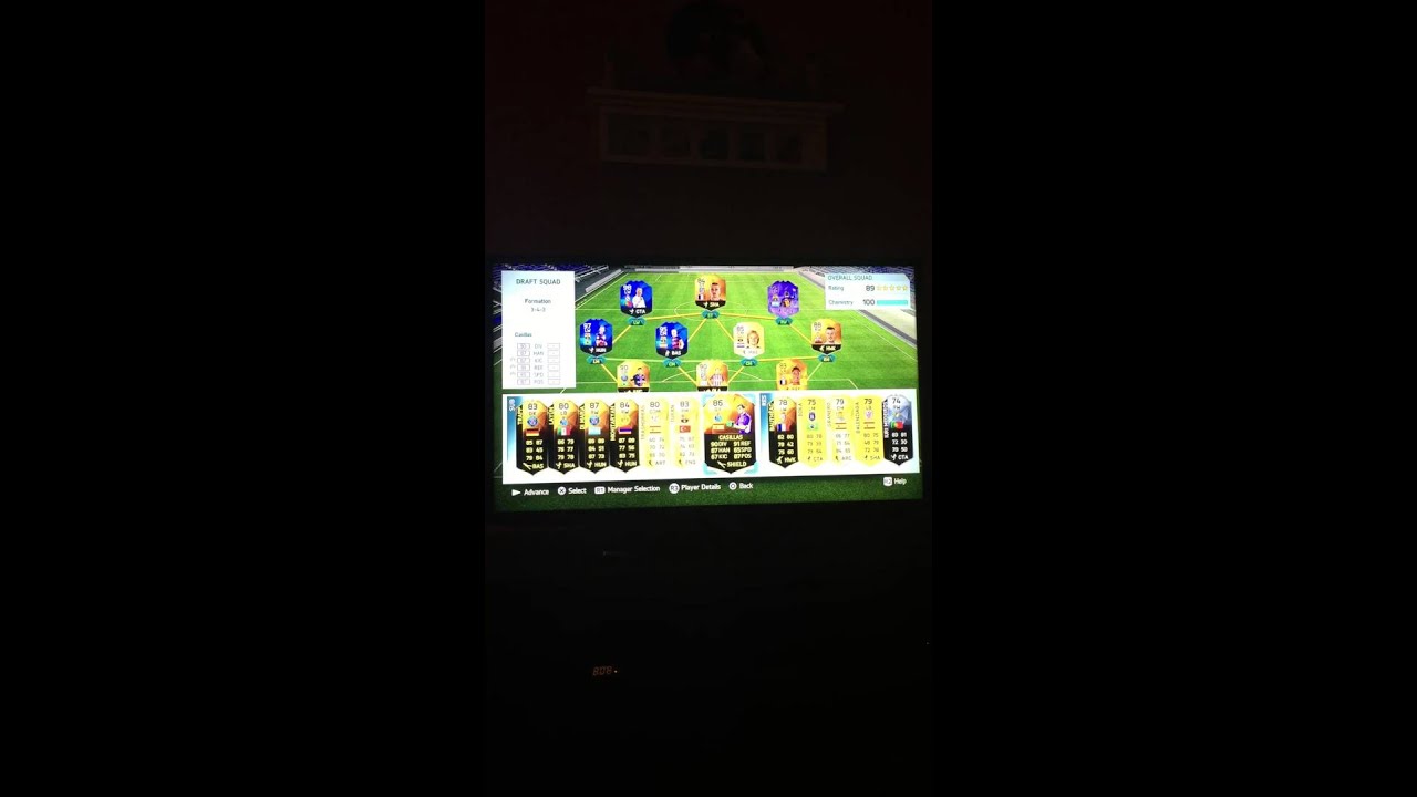 89 RATED FUT DRAFT!! TOTAL 189!!