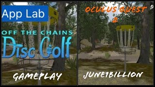 Disc Golf App Lab Oculus Quest 2 2022 Gameplay Review @june1billion