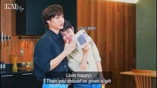 Kai being all sulky and whiny because Kyungsoo won him in cooking 😂😂😂 #kai #kyungsoo #exo #exol