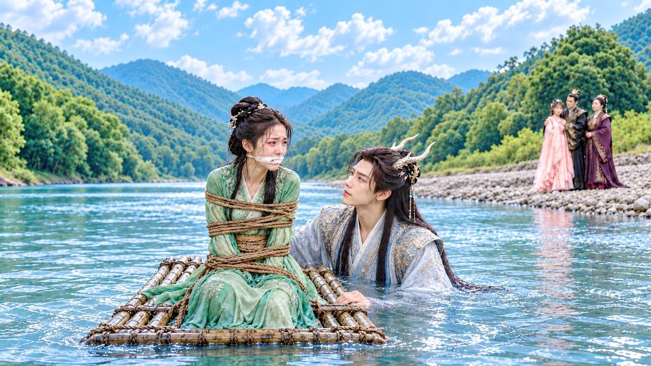 妹妹搶走我的豪門婚約,還把我扔進河裡獻祭河怪,誰知河怪竟是龍族太子,將我救回龍宮寵上天,妹妹嫉妒瘋了!#逆袭 #甜宠