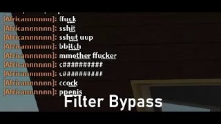 Roblox Exploiting - Roblox Chat Filer Bypass