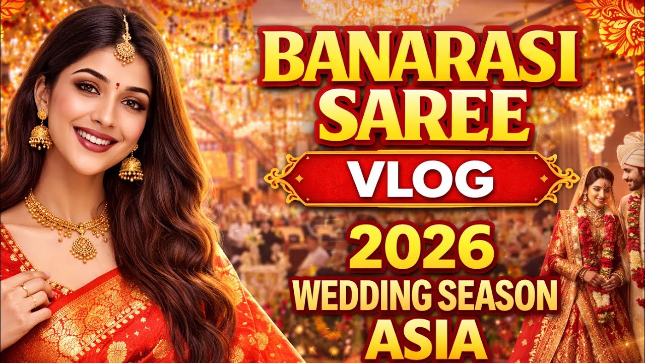 Best Banarasi Sarees for Wedding Season 💍 | Full Shop Tour | Must Watch! 2026 vlog