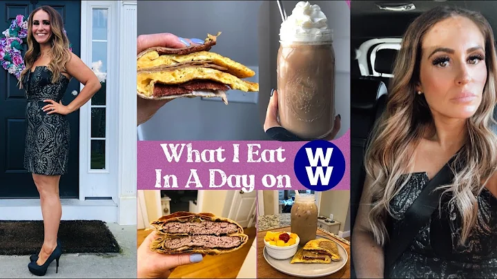 WHAT I EAT IN A DAY TO LOSE WEIGHT ON WW!| & HELPF...