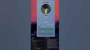 Making Music Player Project using HTML, CSS, JS #coding #javascript #css #project