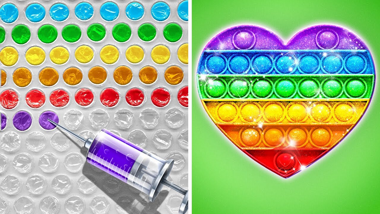 TRUCURI CU JUCĂRII POP IT || Unicornul bun vs cel rău! Provocare colorată amuzantă – 123 GO! SCHOOL