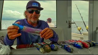 Trolling Lures For Blue Marlin Fishing With Kevin Hibbard In The Spread