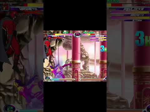 MvC2: GamerJim Special v 2.0 - Psylocke 4F + 2x Psy-Blast xx Psy Thrust 70% Combo .:3.17.25:.