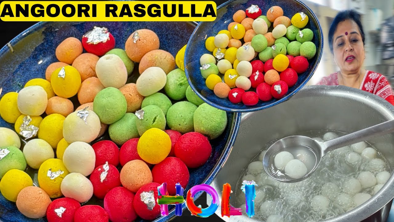 बिना फटे 1 लीटर दूध से 50 स्पंजी रसगुल्ले! 😱 होली पर मेहमान भी पूछेंगे-कहाँ से मँगवाए?-हलवाई जैसा