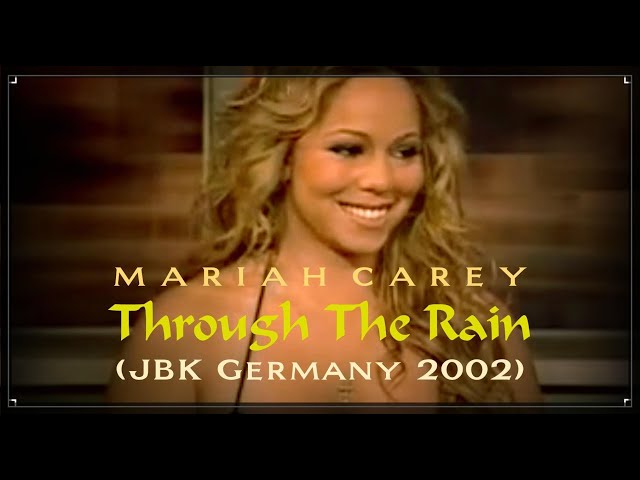 Mariah Carey - Through The Rain (Studio Recording) (JBK Show