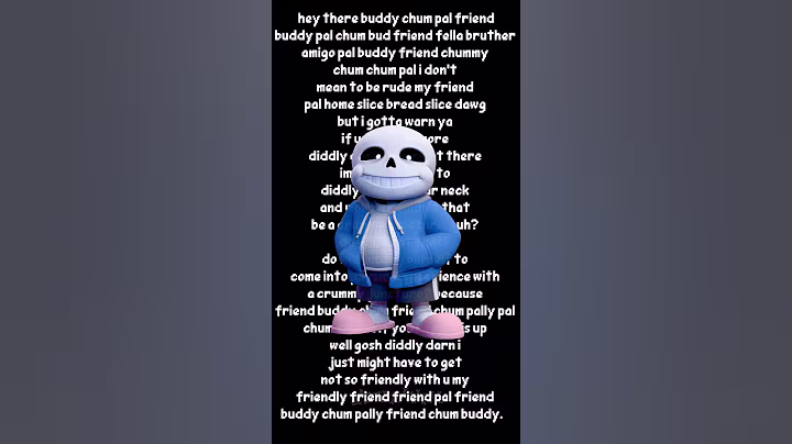 hey there buddy. ( Undertale Animation )