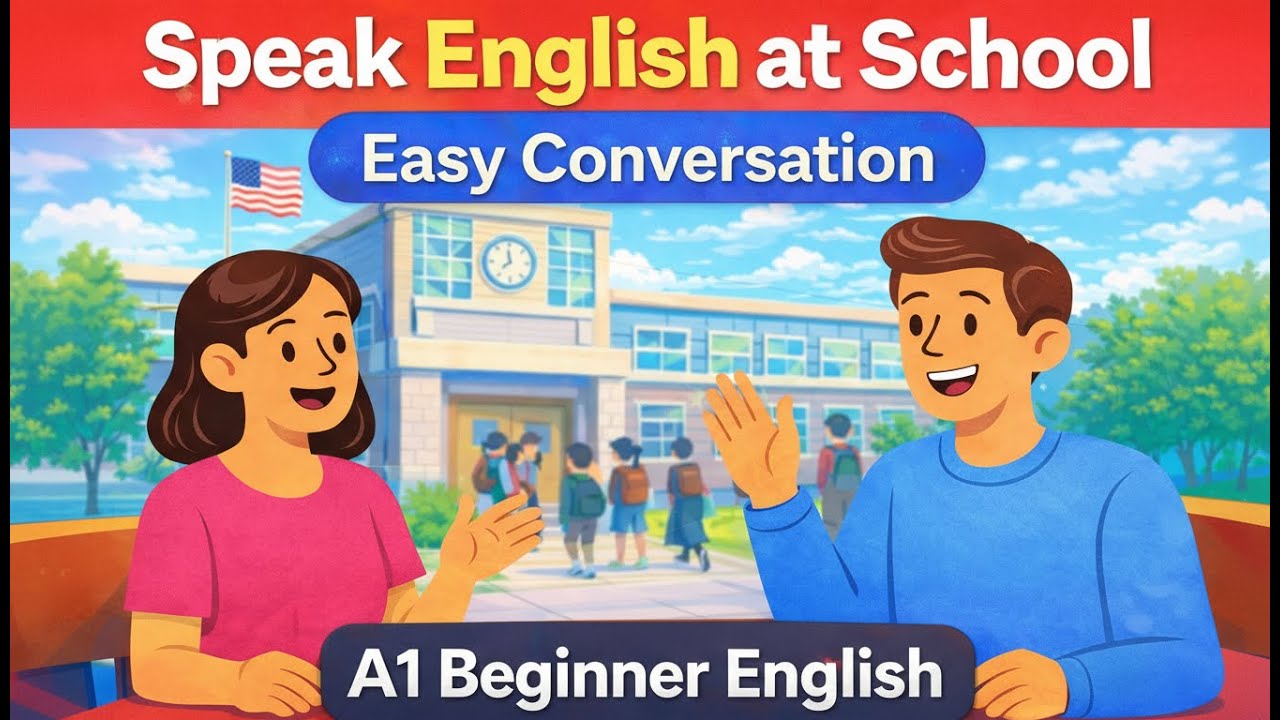 English Speaking Practice at School | Simple Conversations for Beginners | English Podcast