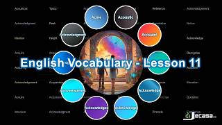 English Vocabulary - Lesson 11 | Acquaint, Acquisition, Acquiring, Acme, Acoustic, Acknowledge