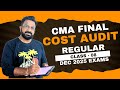CMA FINAL | COST AUDIT - CLASS - 8 | DEC 2025 exams | By CA Rohit Grover Sir | #shikharatutorials